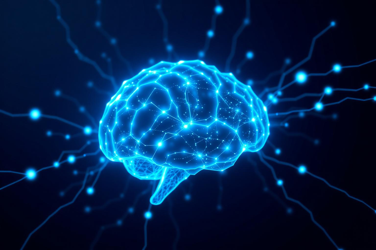 Glowing neural network
